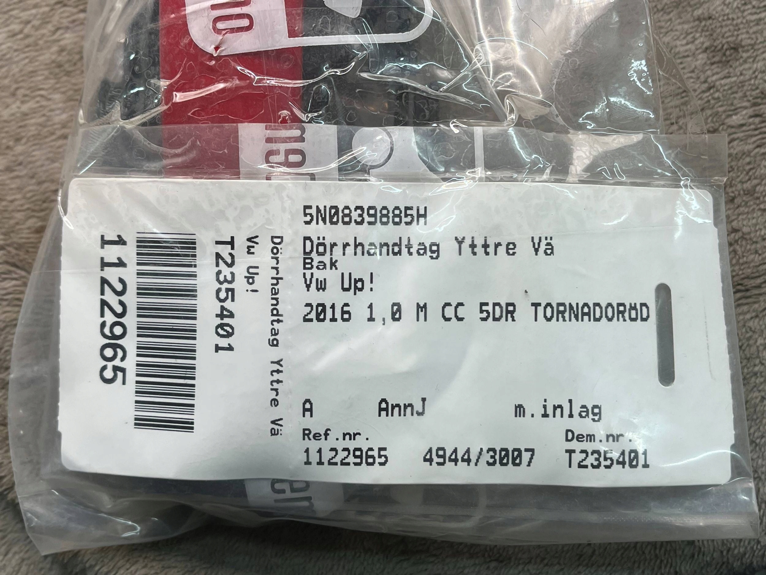 handle right front 5N0839885H SEAT LEON III LIFT !J