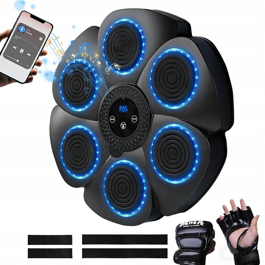 Tarcza Maszyna Bokserska Muzyka Bluetooth Dorosłych I Dzieci 1000mah