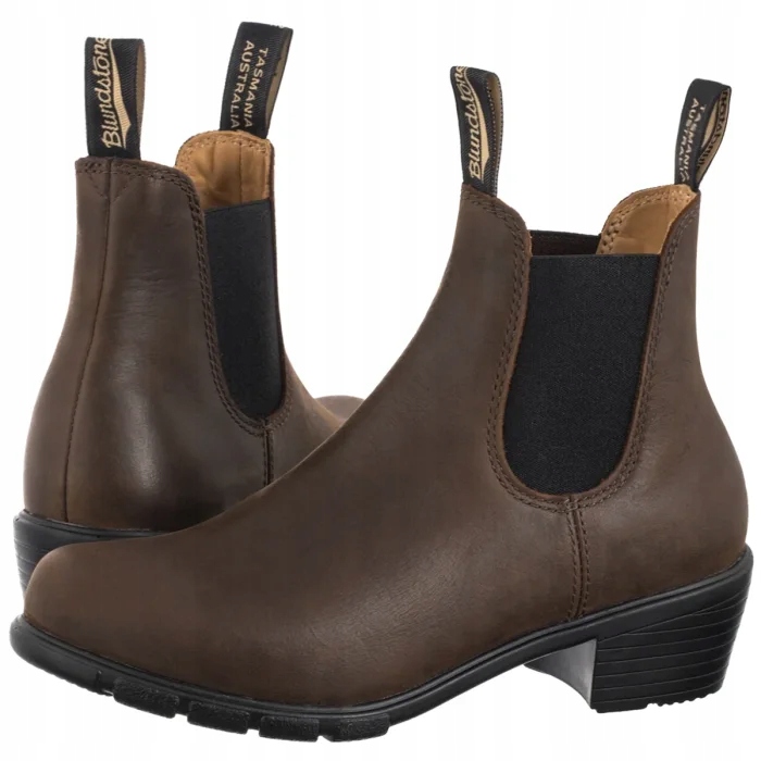 Dámské kožené boty Blundstone 1673 Antique Brown Hnědé