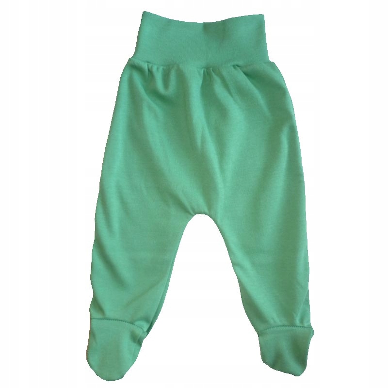 Półśpiochy półśpioszki 56 wyprawka dla noworodka bawełna butelkowa zieleń