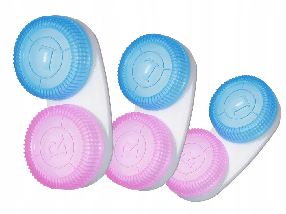 

Plastikowe Pojemniki Na Soczewki Kontaktowe x3 Szt