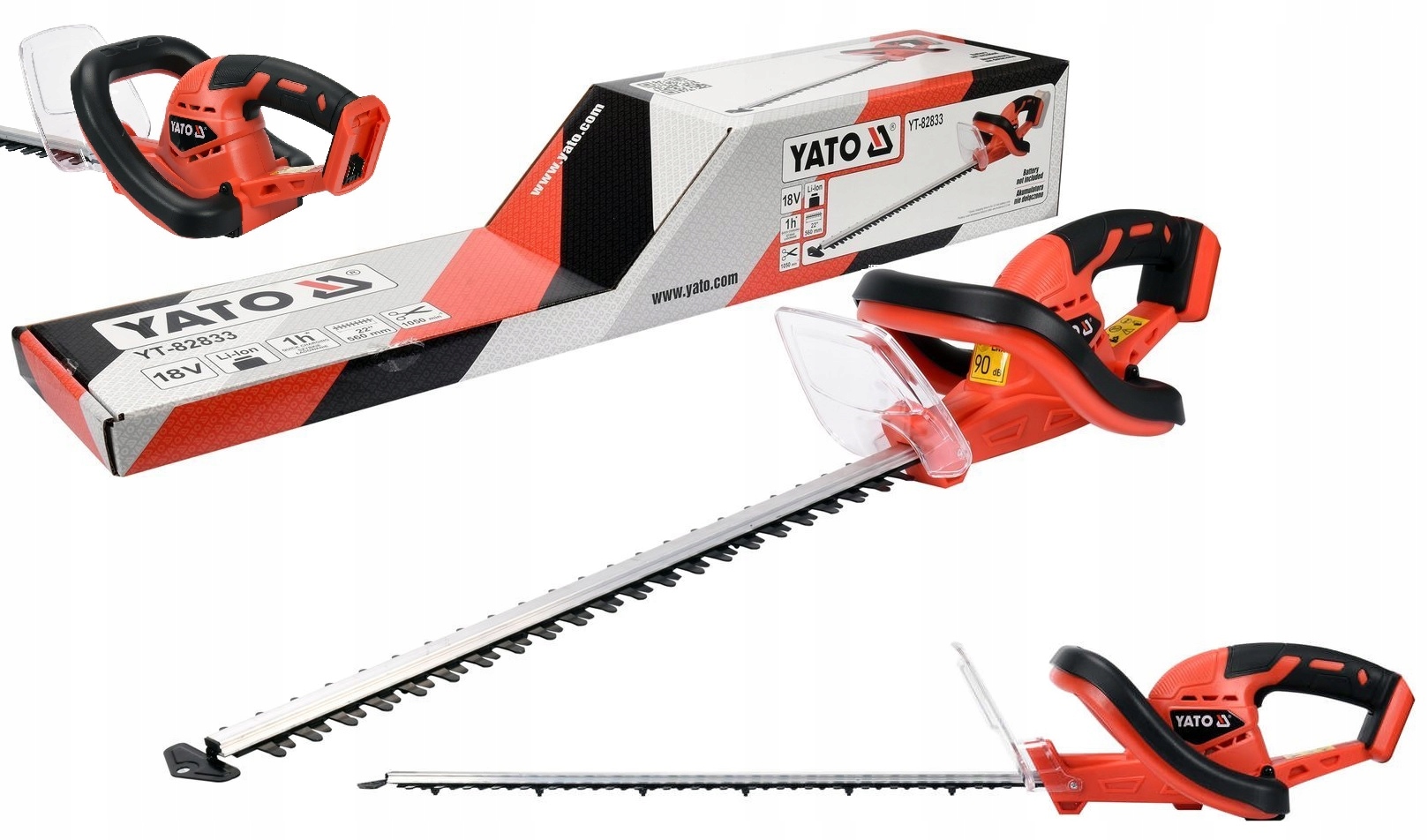 Akumulátorové Nožnice Na Živý Plot, 18V Yato YT-82833 (len Telo)