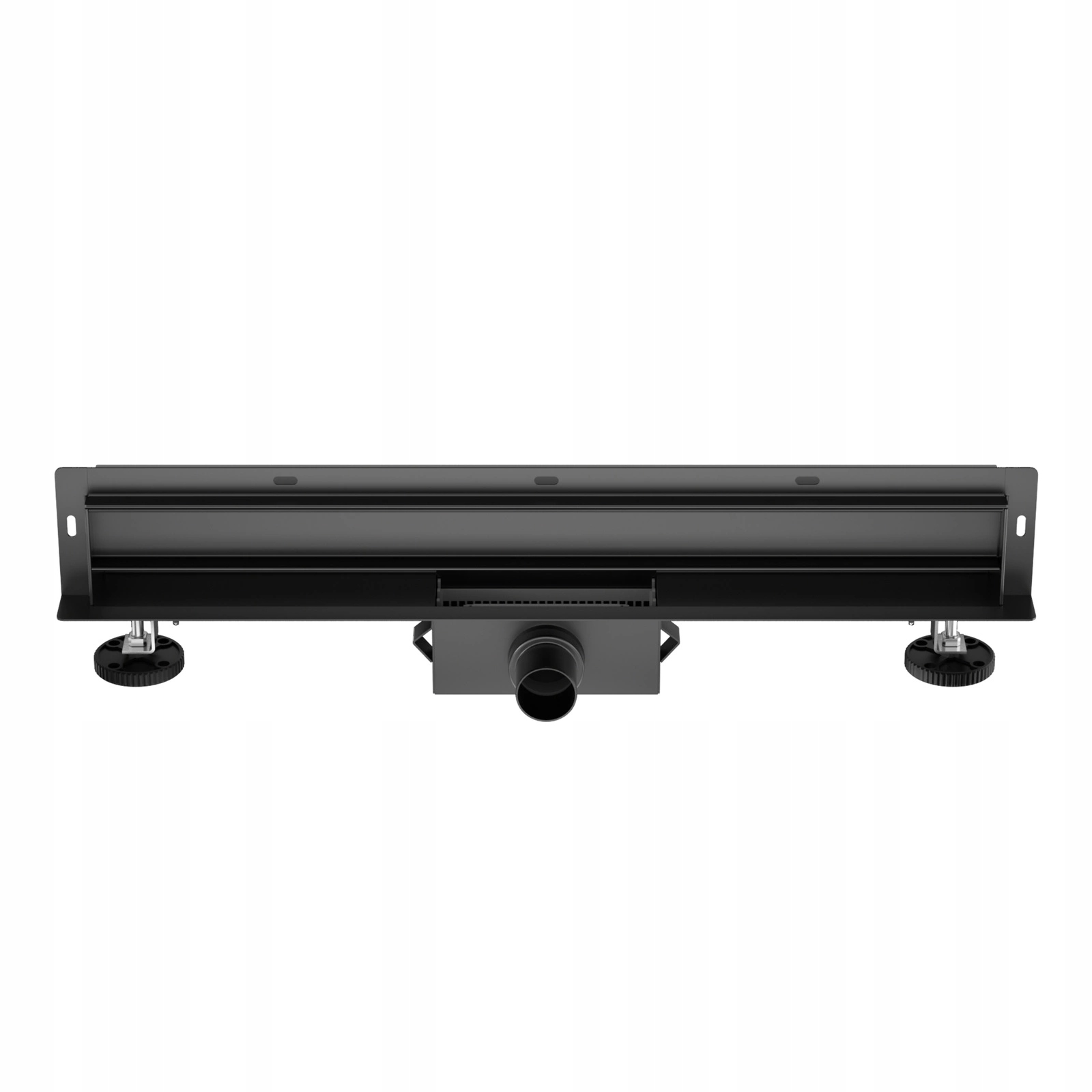 Nástenný odtok Balneo W-Drain Next 100 cm 2v1 čierny obojstranný