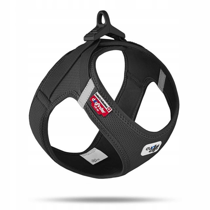 Levně Postroj pro psa Clasp Air Mesh Curli černý M