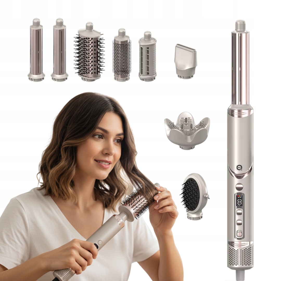Suszarka Do Włosów 8W1 Z Jonizacją Regulacją Stylizacja WIELOFUNKCYJNA1400W