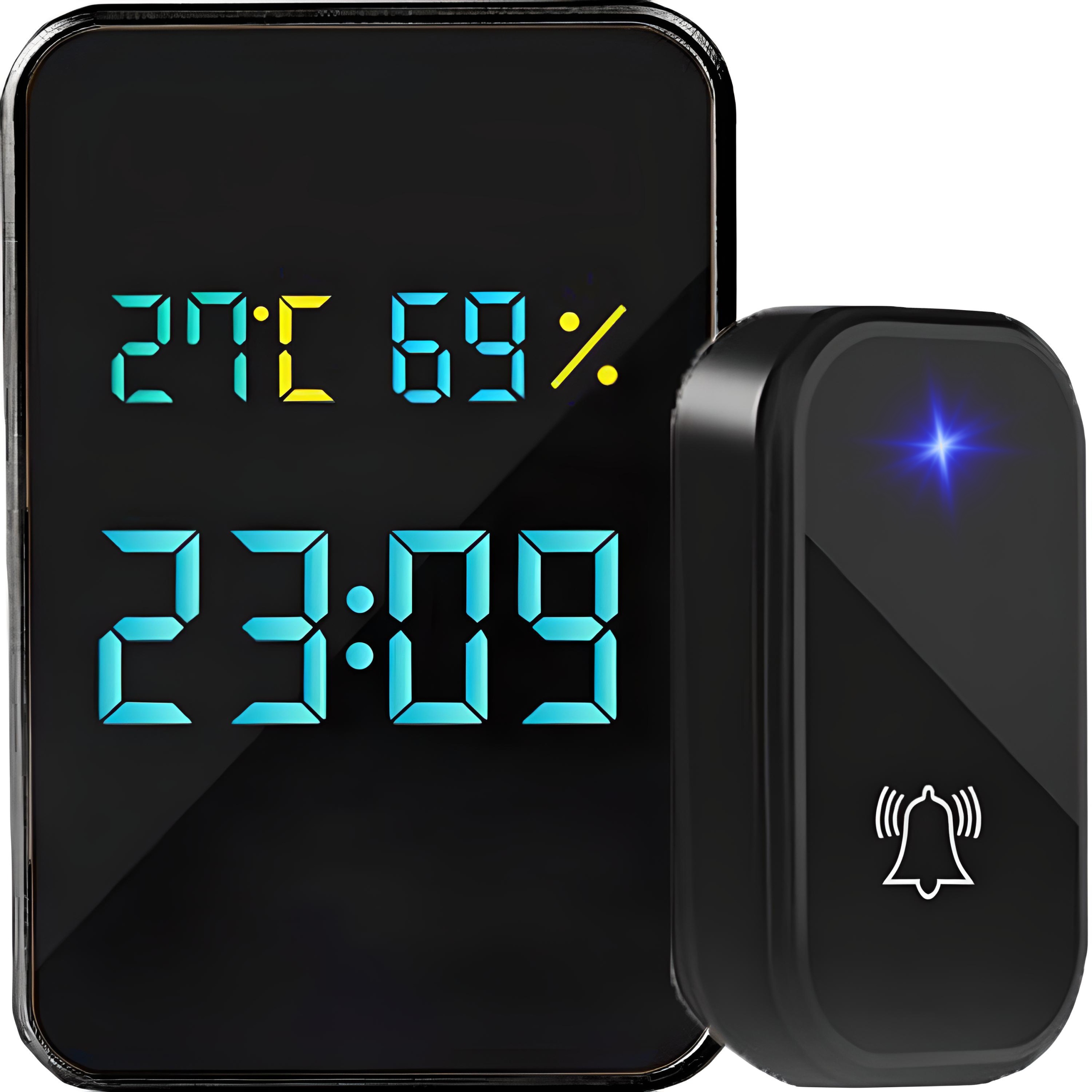 

Dzwonek Bezprzewodowy Bezbateryjny Wodoodporny 150