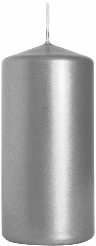 

Bispol Świeca Walec SW60/120-271 Srebrny Metalik