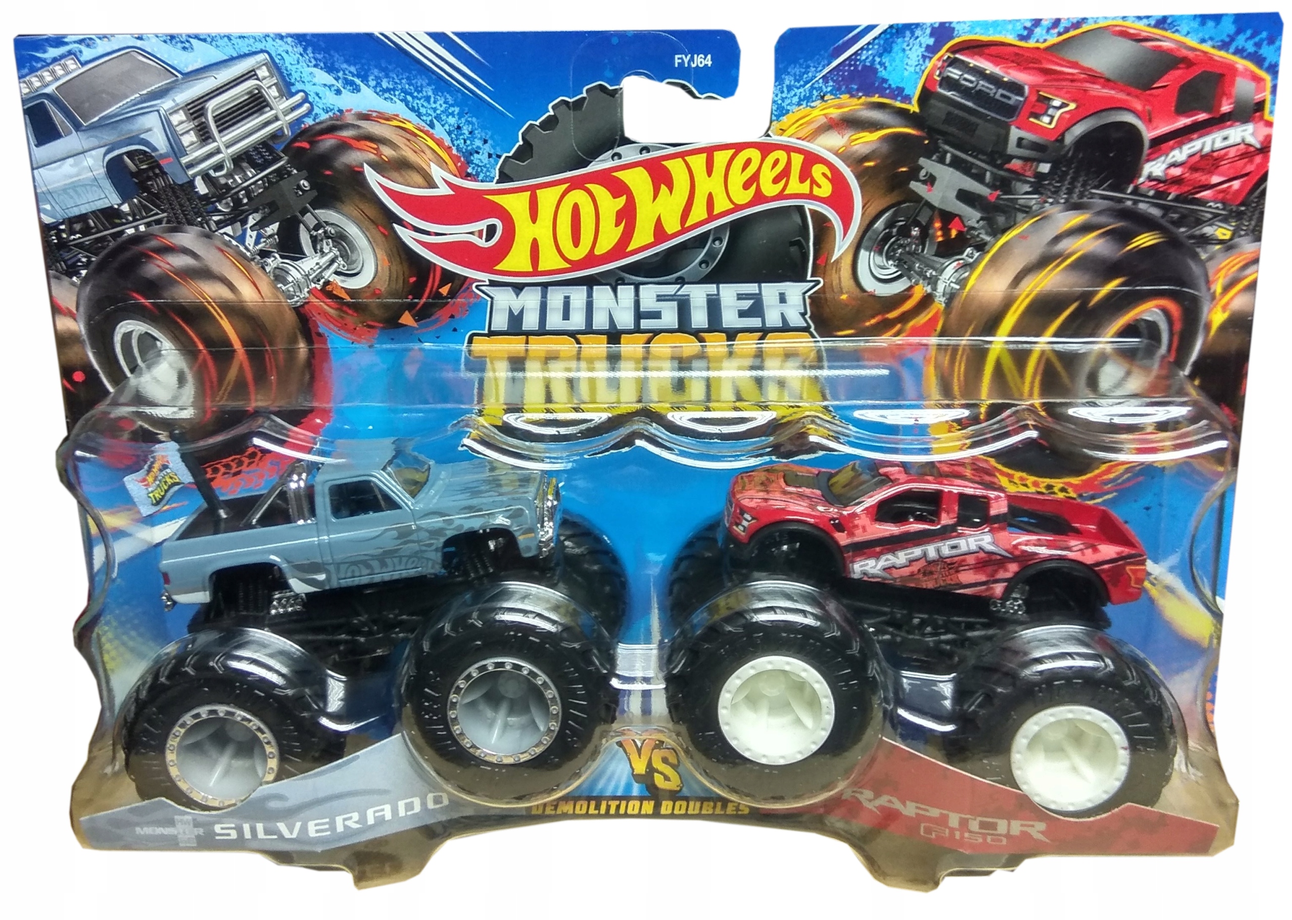 

FYJ64 auto Hot Wheels Monster Trucks HLT60 Silvera