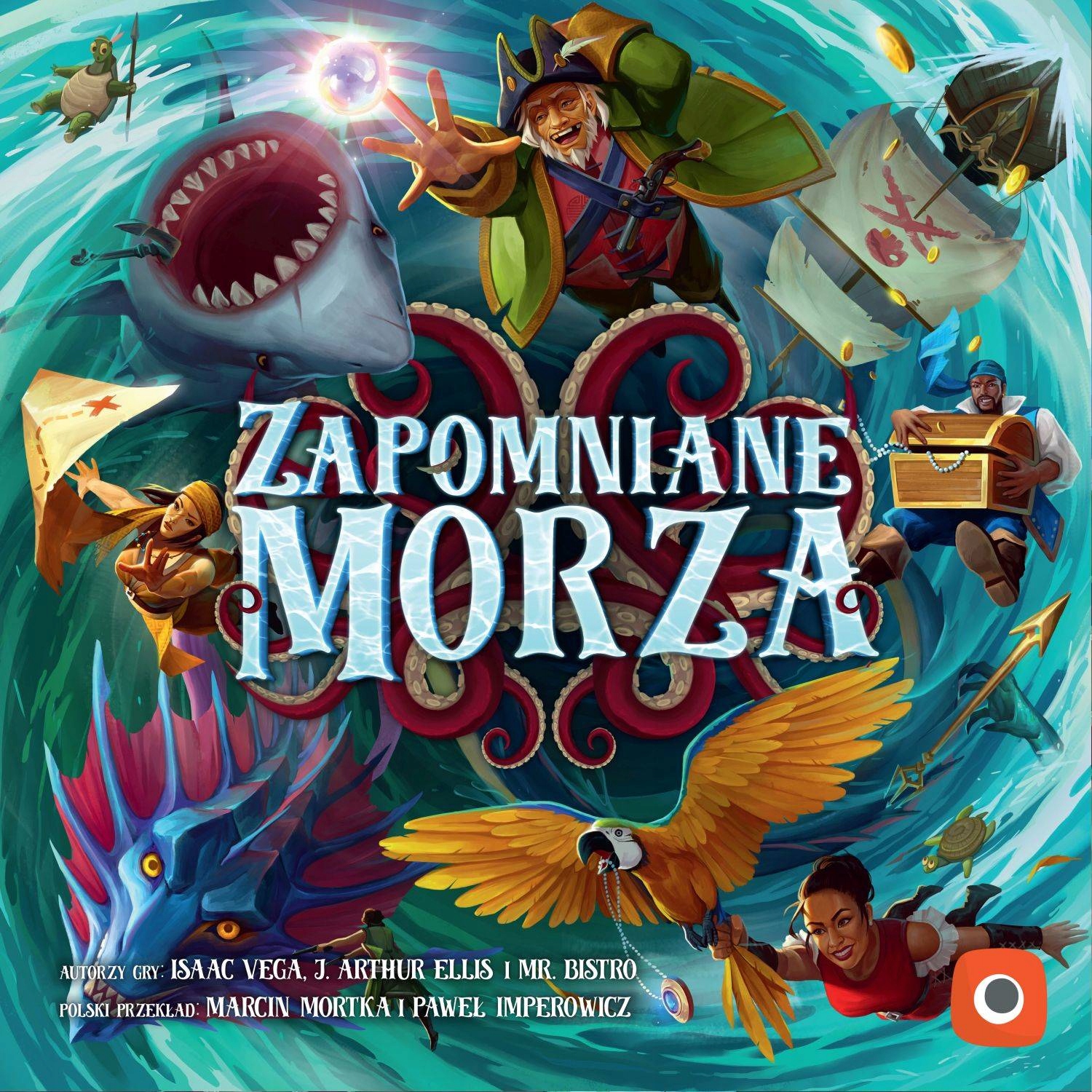 Zapomniane Morza Portal Games Gra planszowa