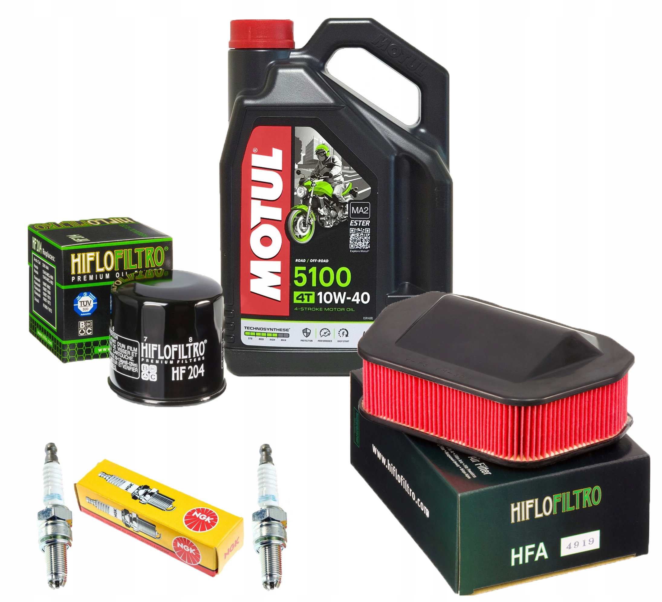 Filtr YAMAHA XVS 950 09-15r Olej Motul 5100 Świece