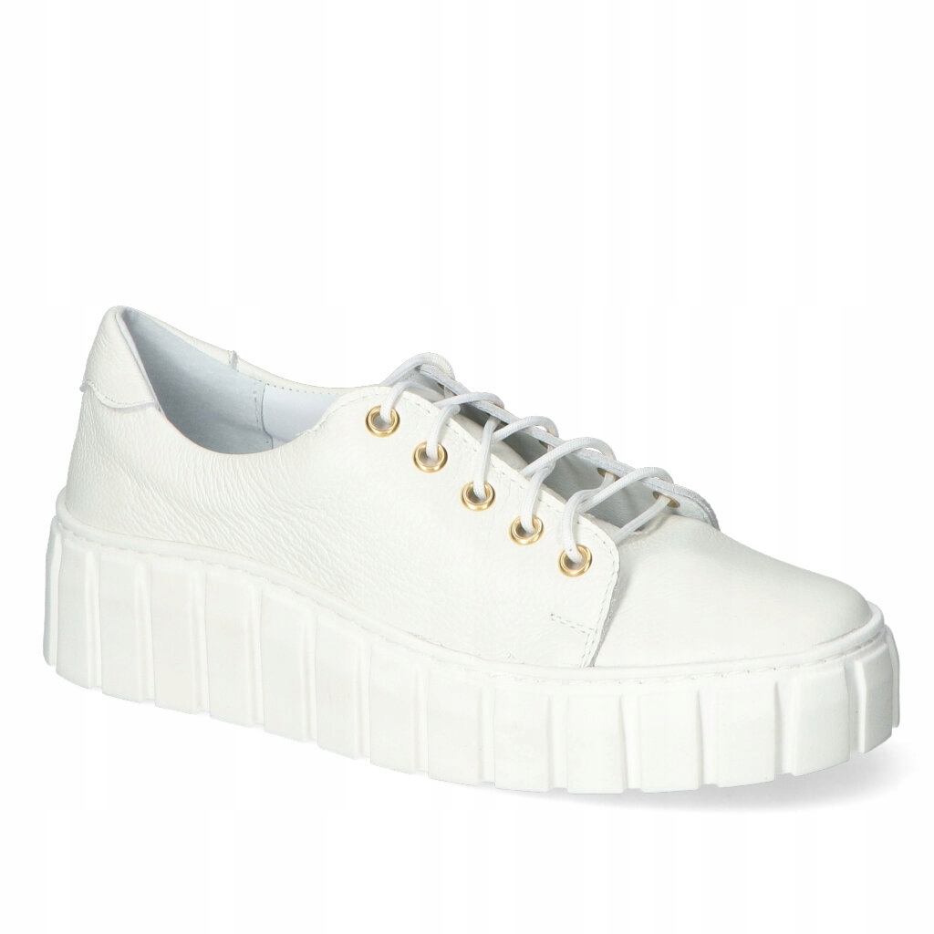 Polobotky Kamex-but Ella Bílé Hrách 40