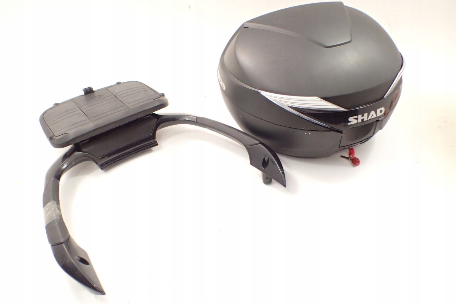 Shad V0MP54ST Soporte de Baúl para Piaggio Mp3 500 Sport/Bus, Negro