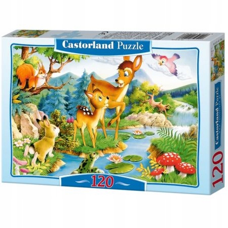 

Puzzle 120 el. Mały bambi Castorland