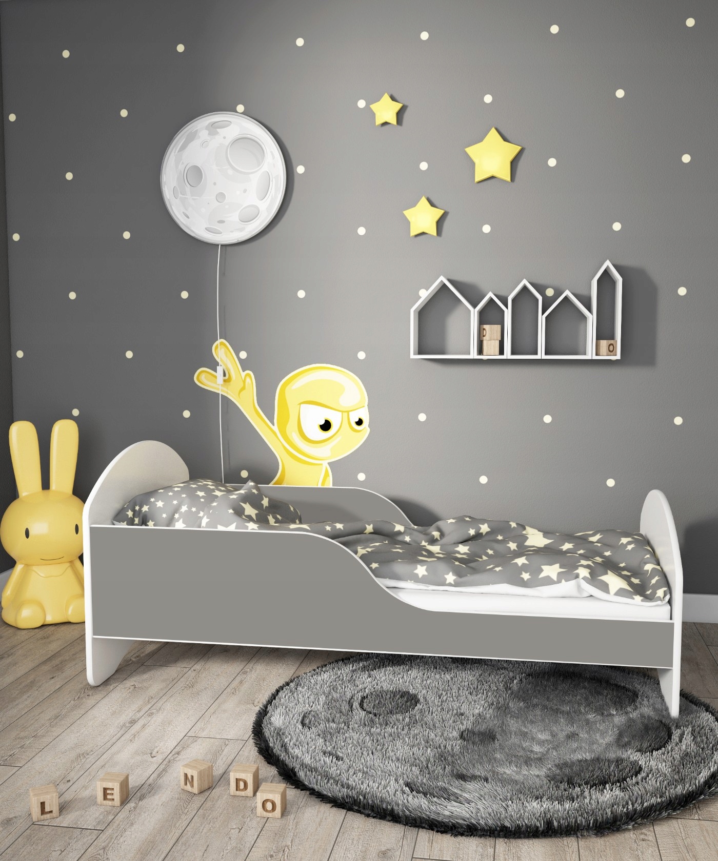 Łóżko dziecięce łóżeczko LEO2 160x70 materac Typ łóżko pojedyncze