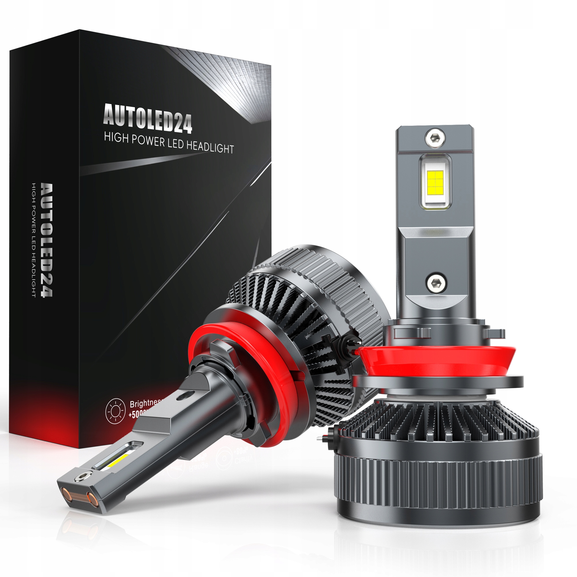 ŻARÓWKI LED H9 100% CAN MONSTER ULTRA 30000LM 160W