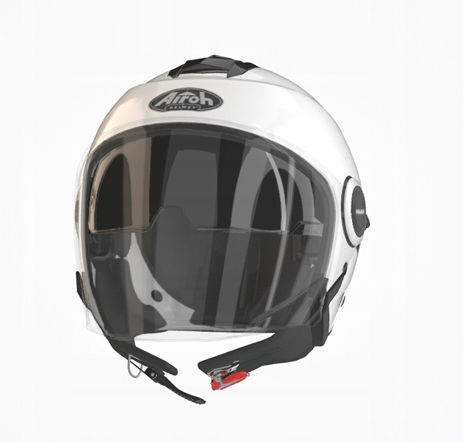 Kask otwarty Airoh Helios biały L Stan opakowania oryginalne