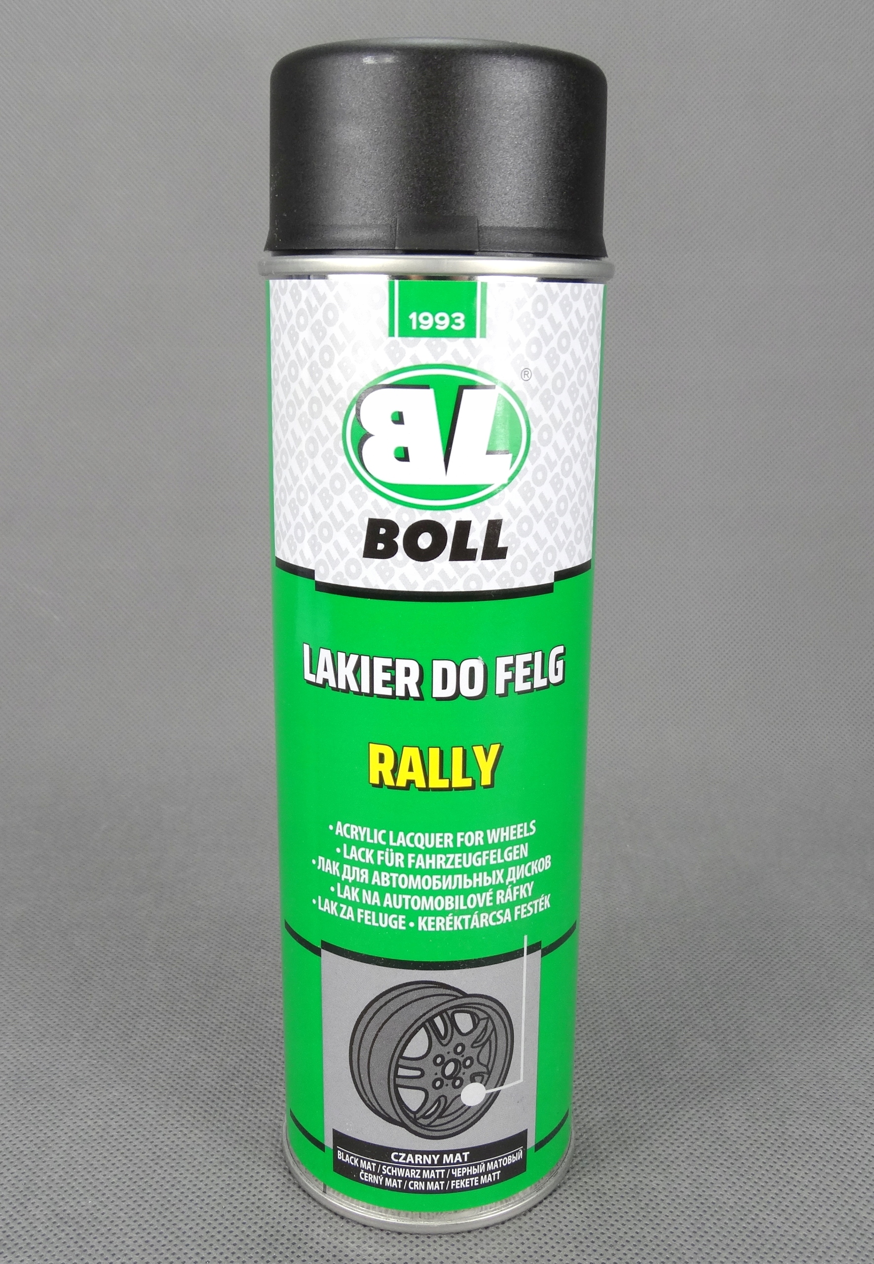 BOLL LAKIER DO FELG SAMOCHODOWYCH - CZARNY MAT Stan opakowania oryginalne