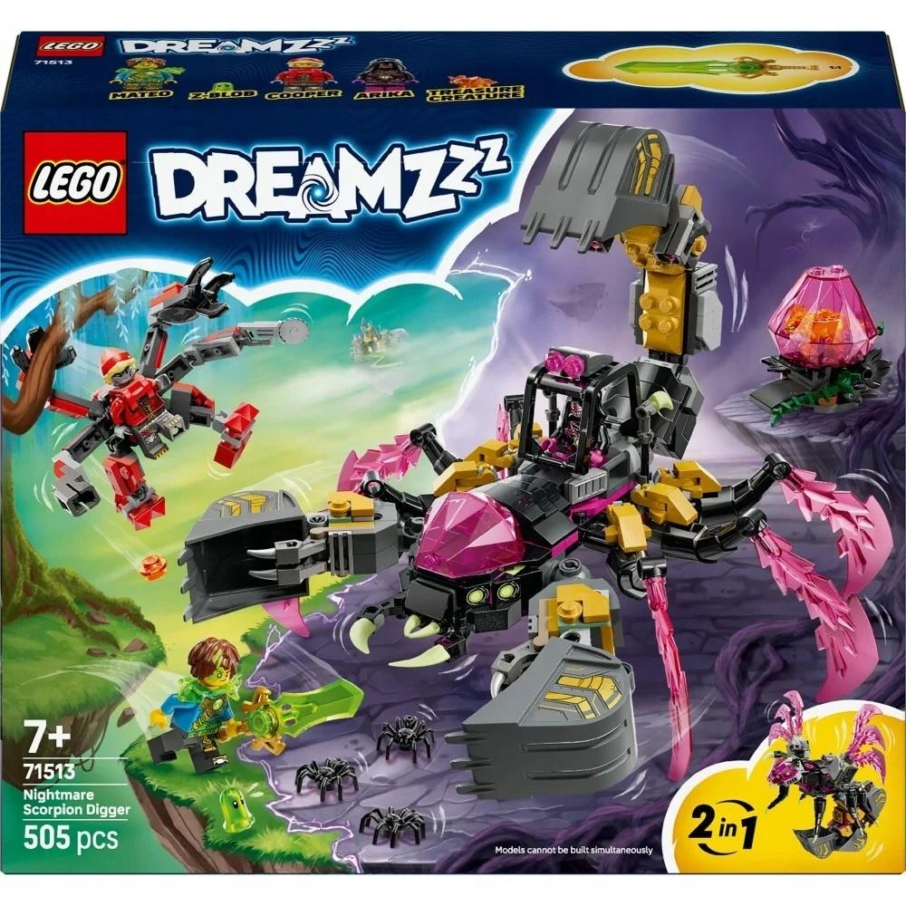 Lego(r) Dreamzzz 71513 Strašidelný štírový bagr