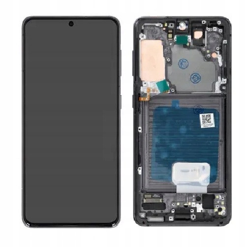 Nowy Ekran LCD Samsung Galaxy S21 5G SM-G991B/DS Z Ramką Szary Oled Z Ramką
