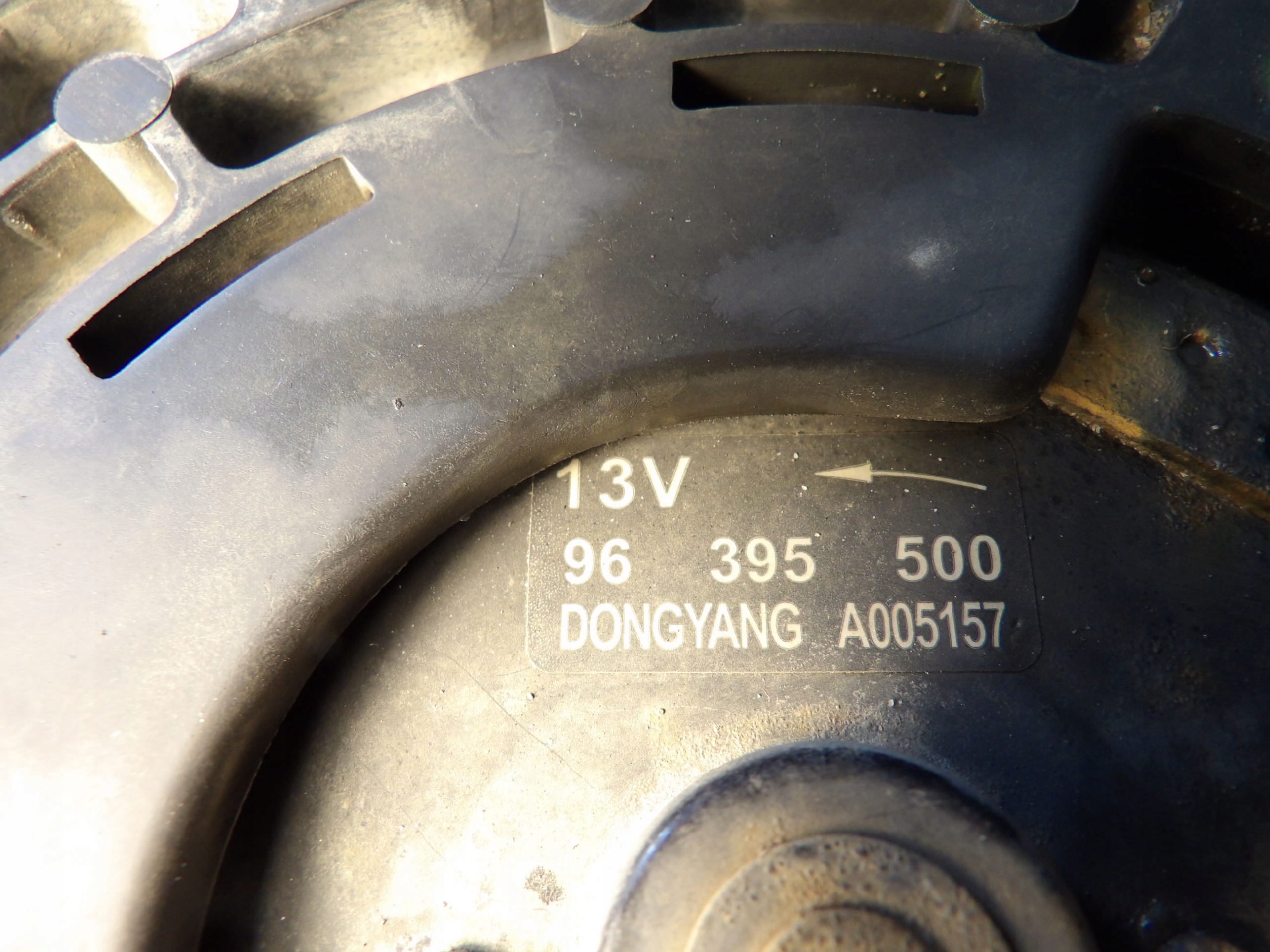 ventilátor chladiče Chevrolet Spark II 96395500