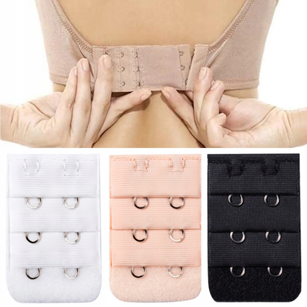 PRZEDŁUŻKA ZAPIĘCIA DO BIUSTONOSZA STANIKÓW STANIKA BIUSTONOSZY ZESTAW 3szt