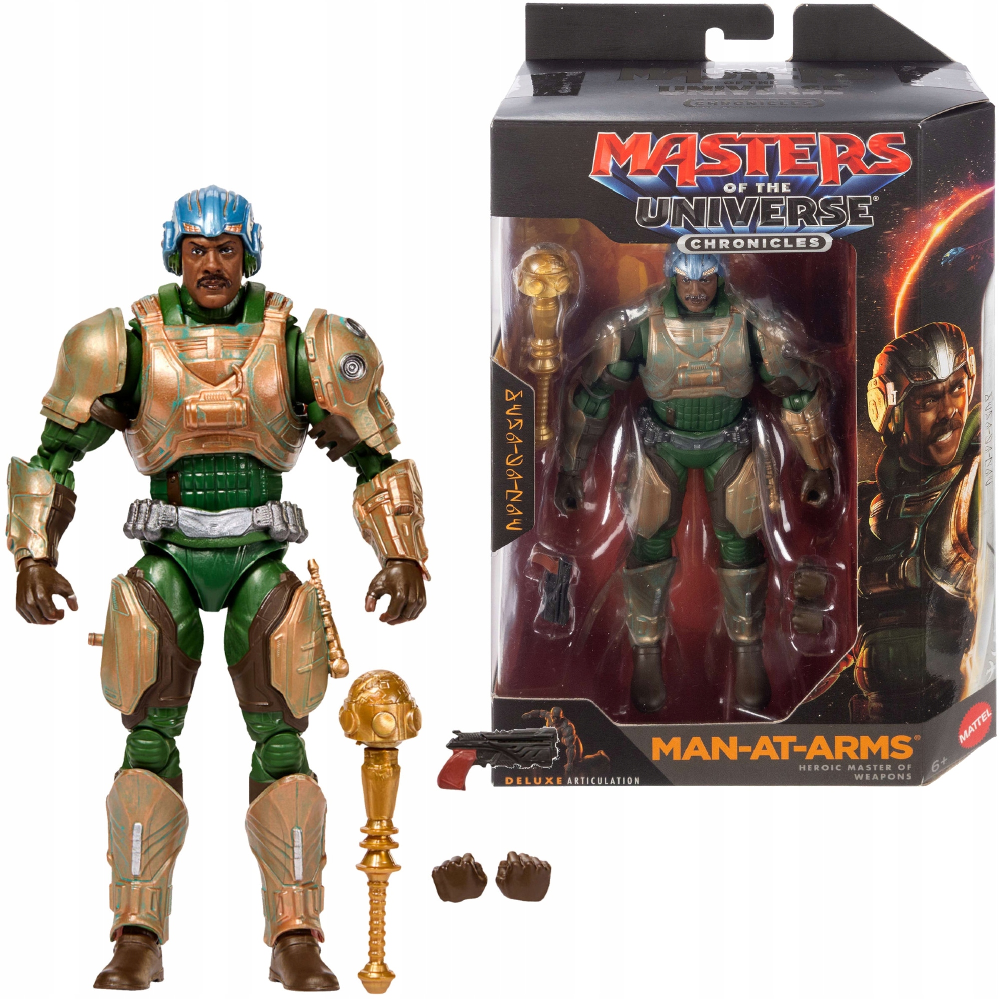 Master Of The Universe Chronicles Figurka Man-at-arms 17 CM A Příslušenství