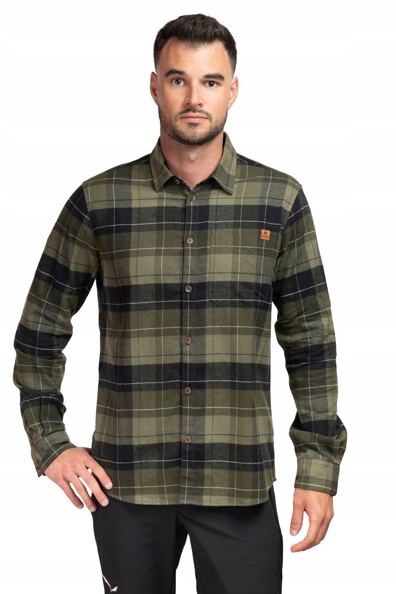 mammut Pánská košile Trovat Longsleeve Shirt černá/zelená