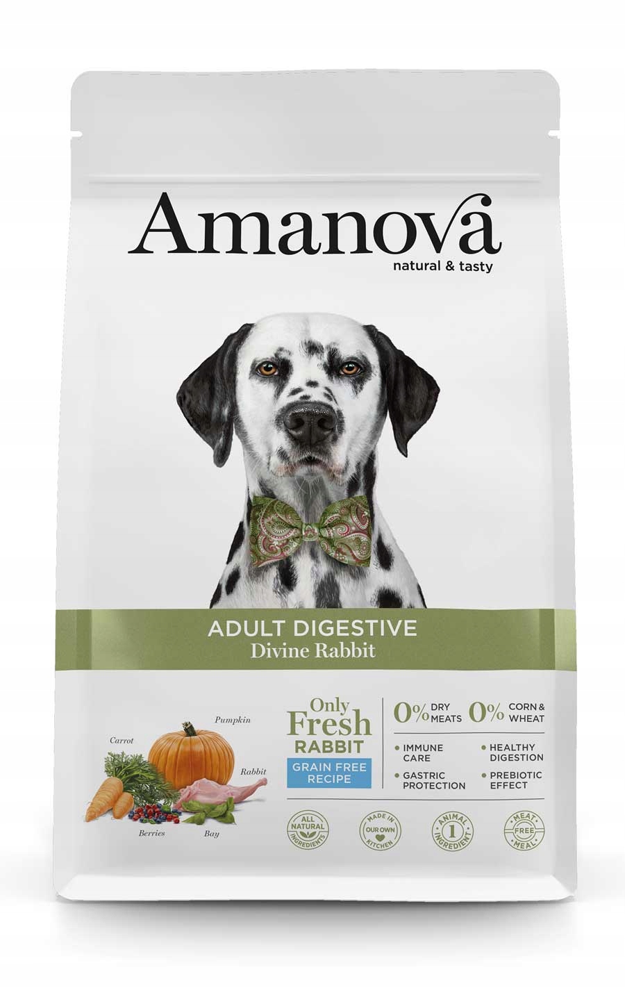 Amanova Dog Adult Digestive Divine Rabbit królik 10kg