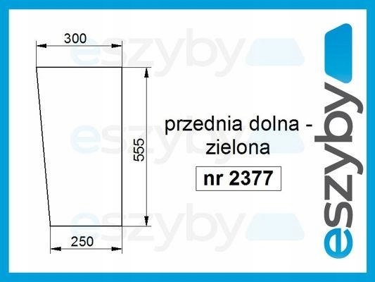 sklo Case série Xln přední spodní