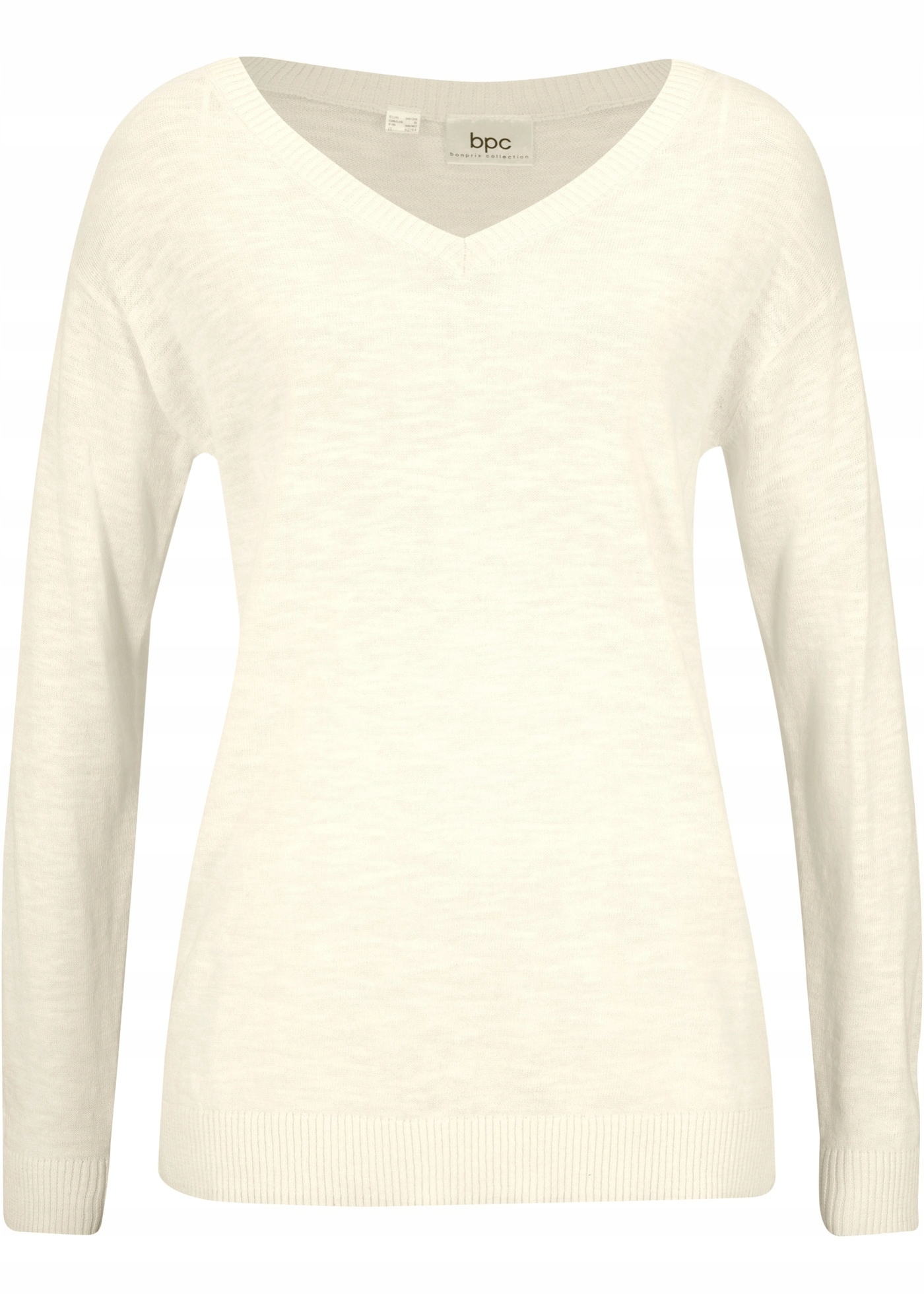 

E312 Bpc Sweter z dekoltem w serek r.36/38