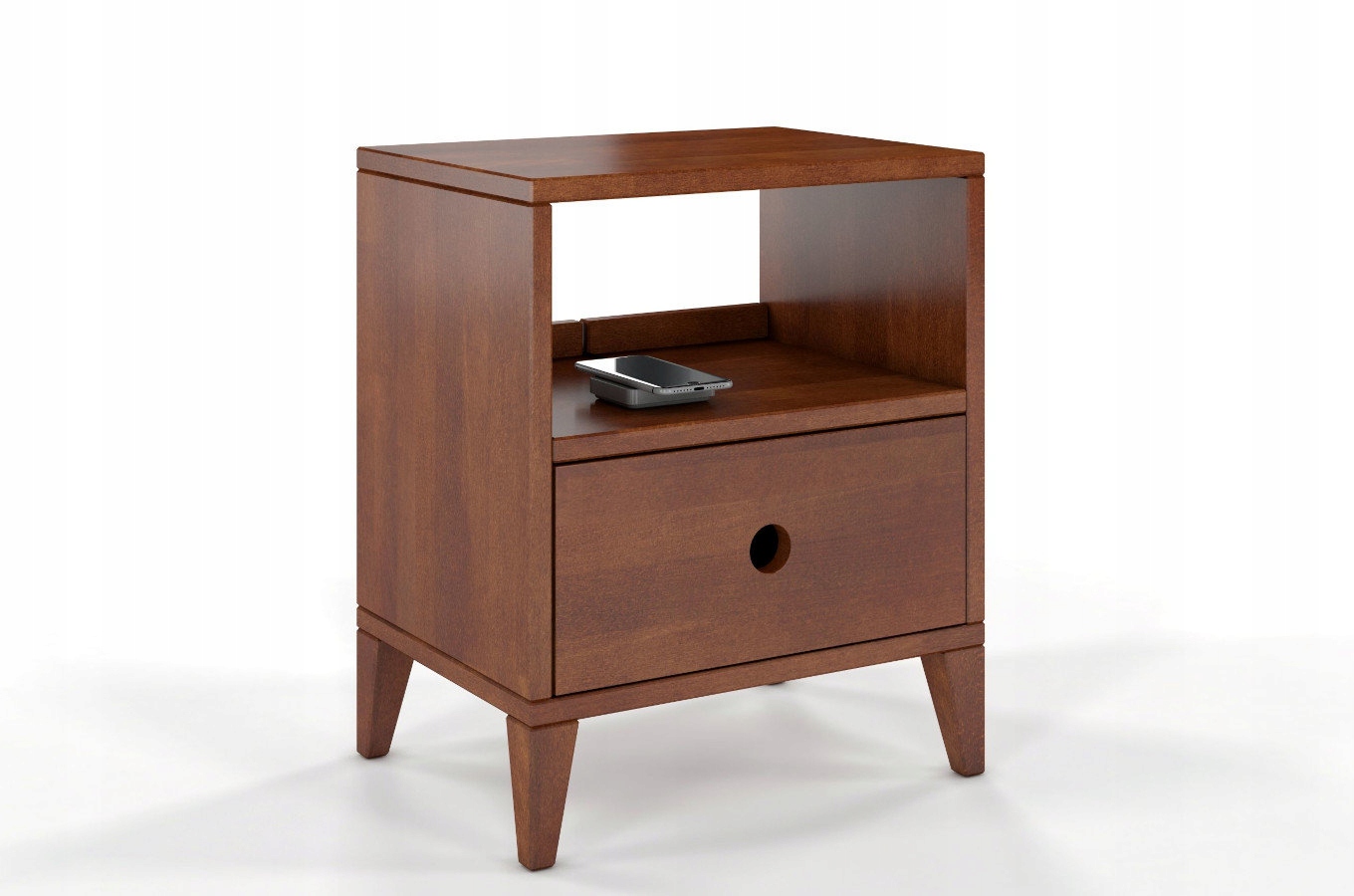 DSI-meble - Szafka nocna bukowa SUND kolor orzech
