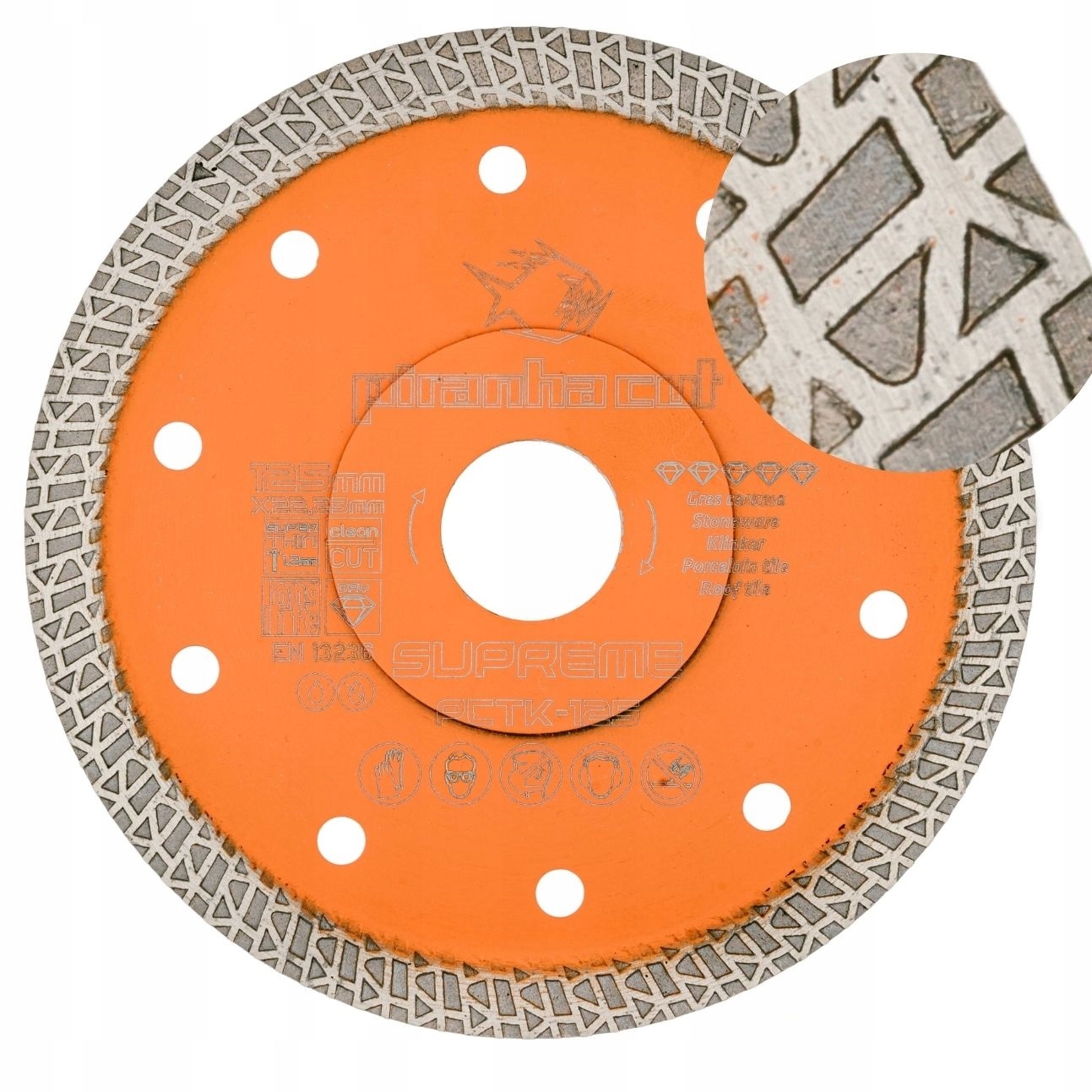 

Piranhacut Tarcza Diamentowa Gres Supreme 125mm