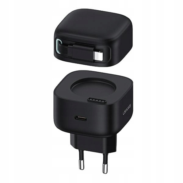 Usams Nabíječka Usb-c Lighning Pd+qc 35W Gan Fast Charging černá CC209TC01