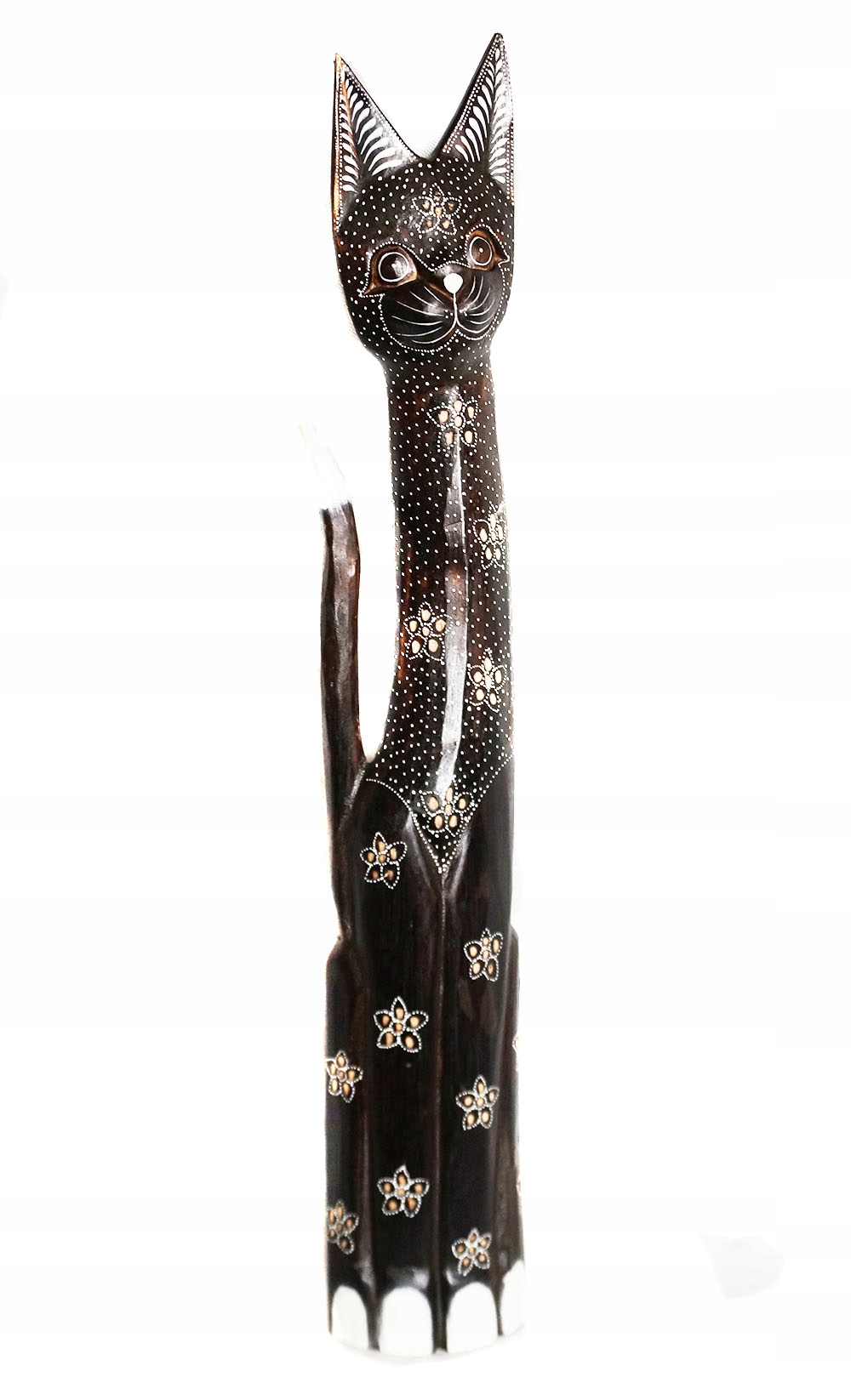 

Kot Kotek Drewniana Figurka 60CM Indonezja