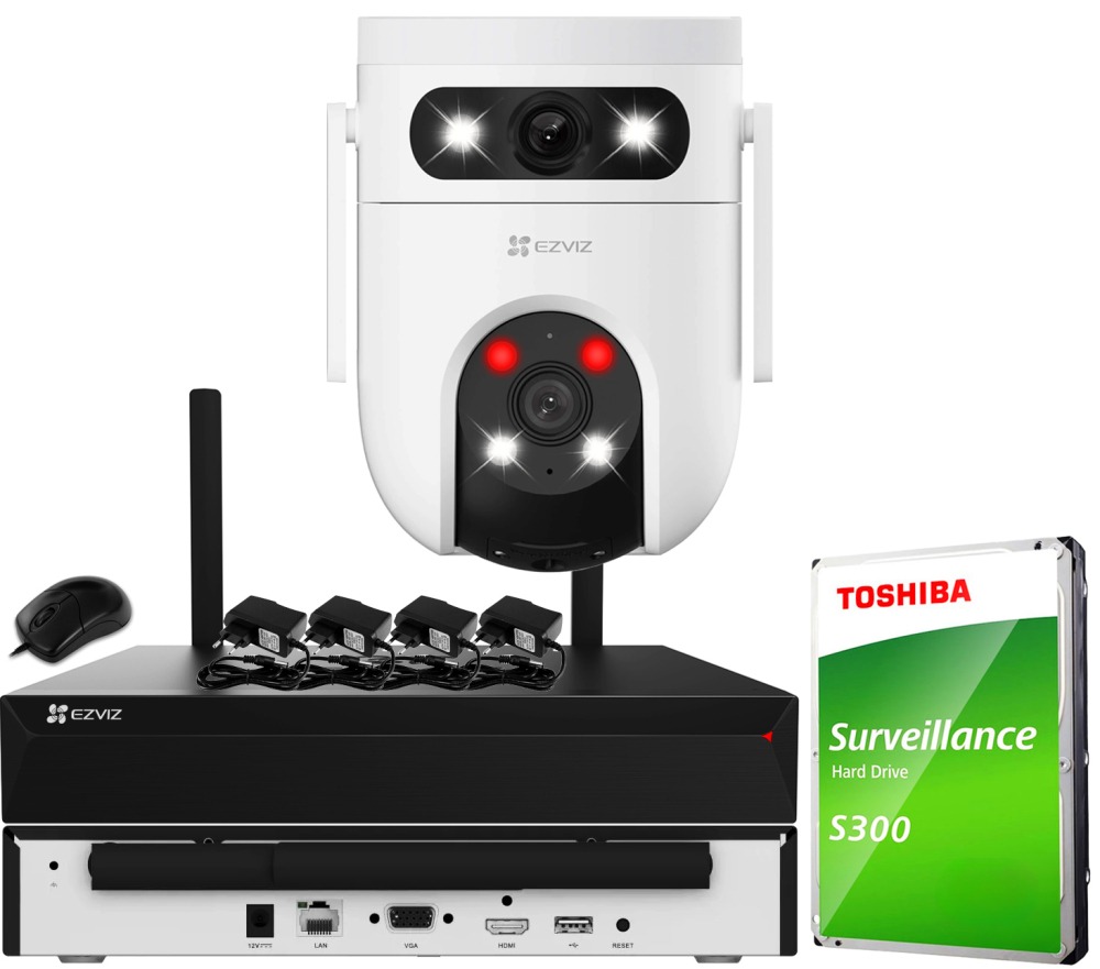 Sada monitorovania WiFi dom Ip kamera 1x H9c 2K 3MPx IR30 audio