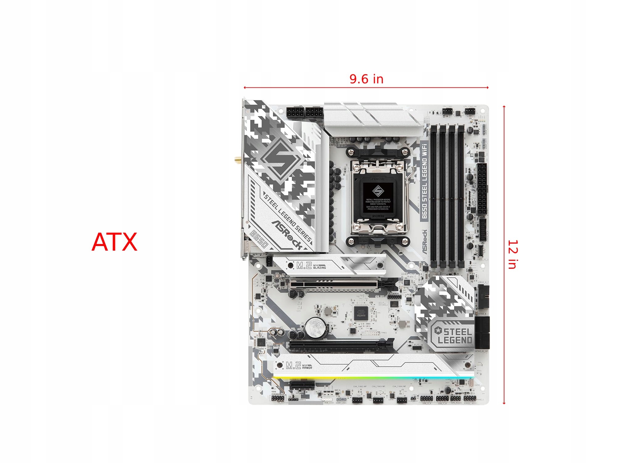 ASRock B650 Steel Legend WiFi Płyta Główna AM5 DDR5 PCIe 5.0 — miniatura 2