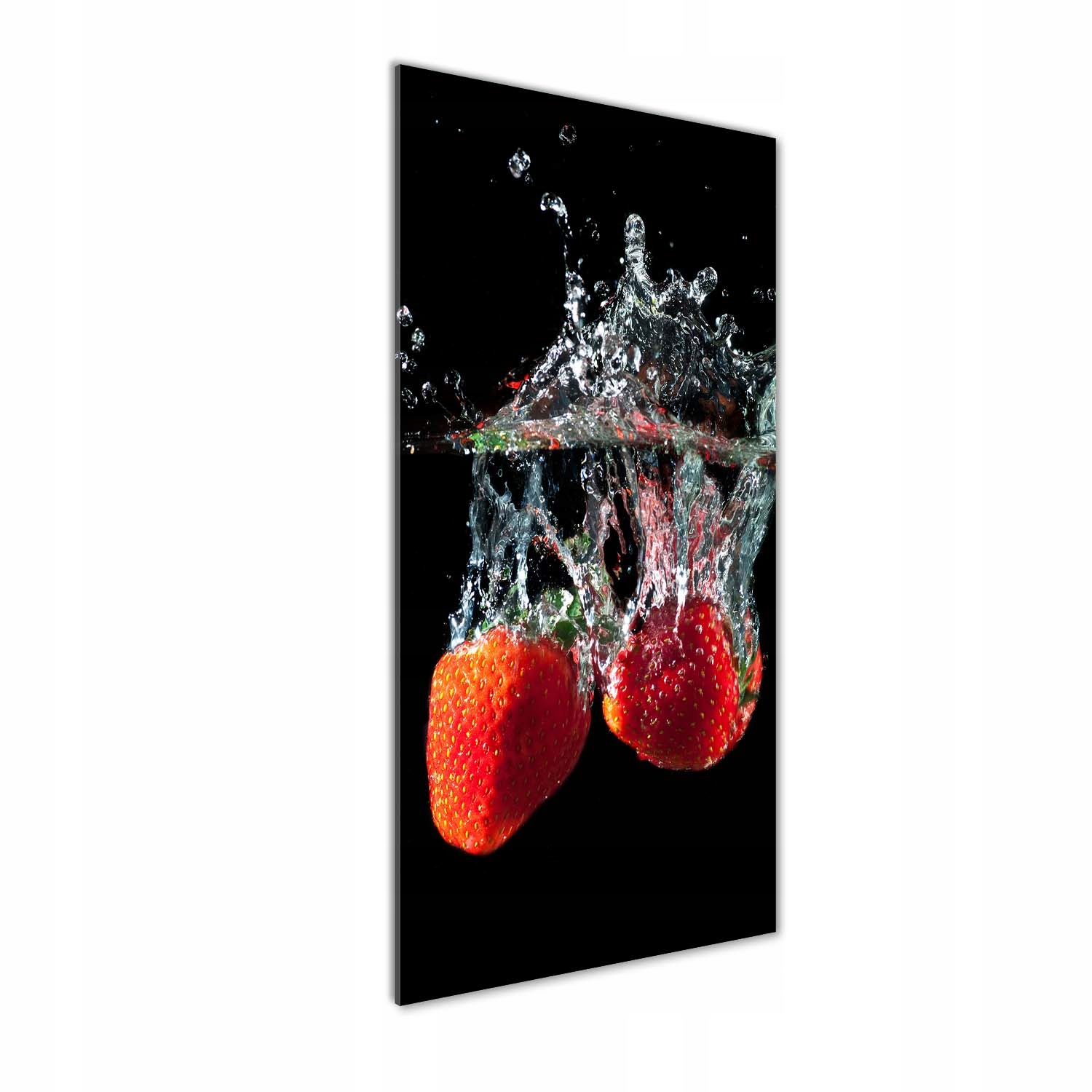

Foto obraz akrylowy Truskawki pod wodą 50x125 cm