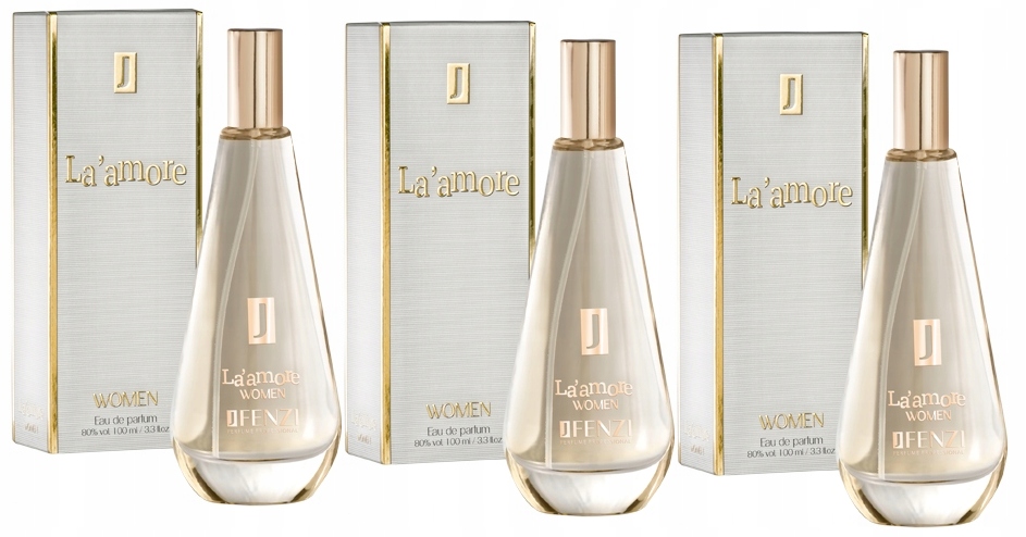 JFenzi La'Amore 3x100ml eau da parfum Dárek