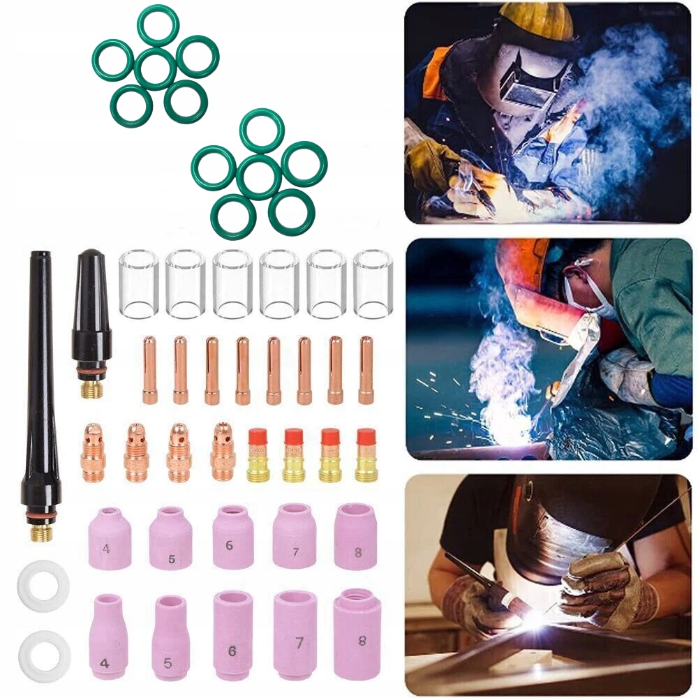 49 Startovací sada Tig akcesoria čočka tryska WP17/18/26-PLYNOVÁ Čočka