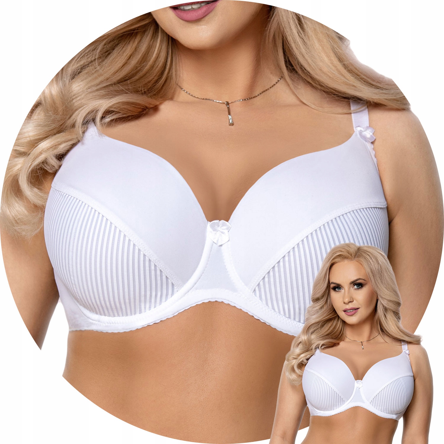 Biustonosz usztywniany Vena VB-11 biały 85D