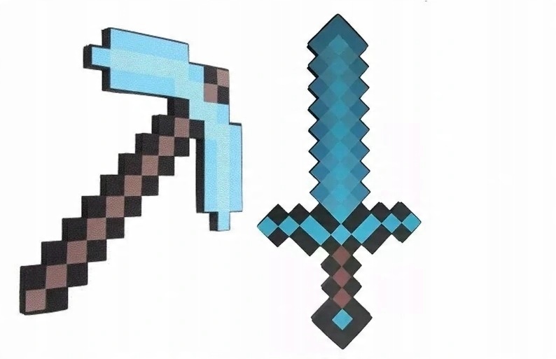 

Kilof i Miecz z gry Minecraft Zestaw