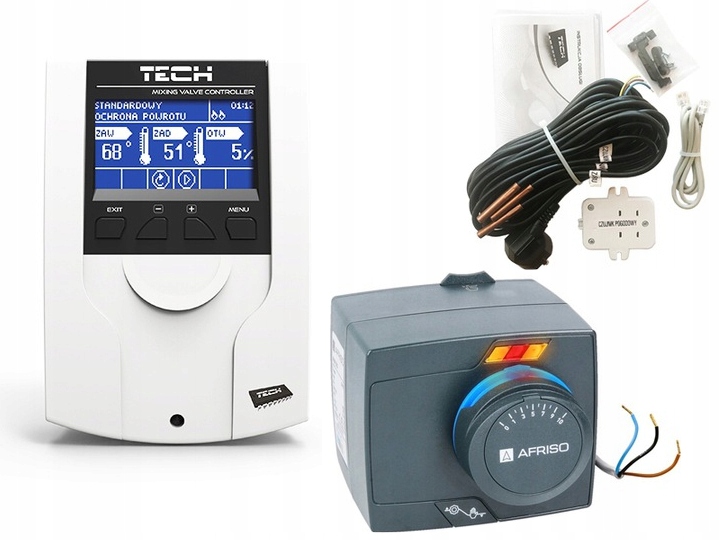 Siłownik Zaworu Mieszjącego Afriso Arm 343 Sterownik Regulator Tech I-1