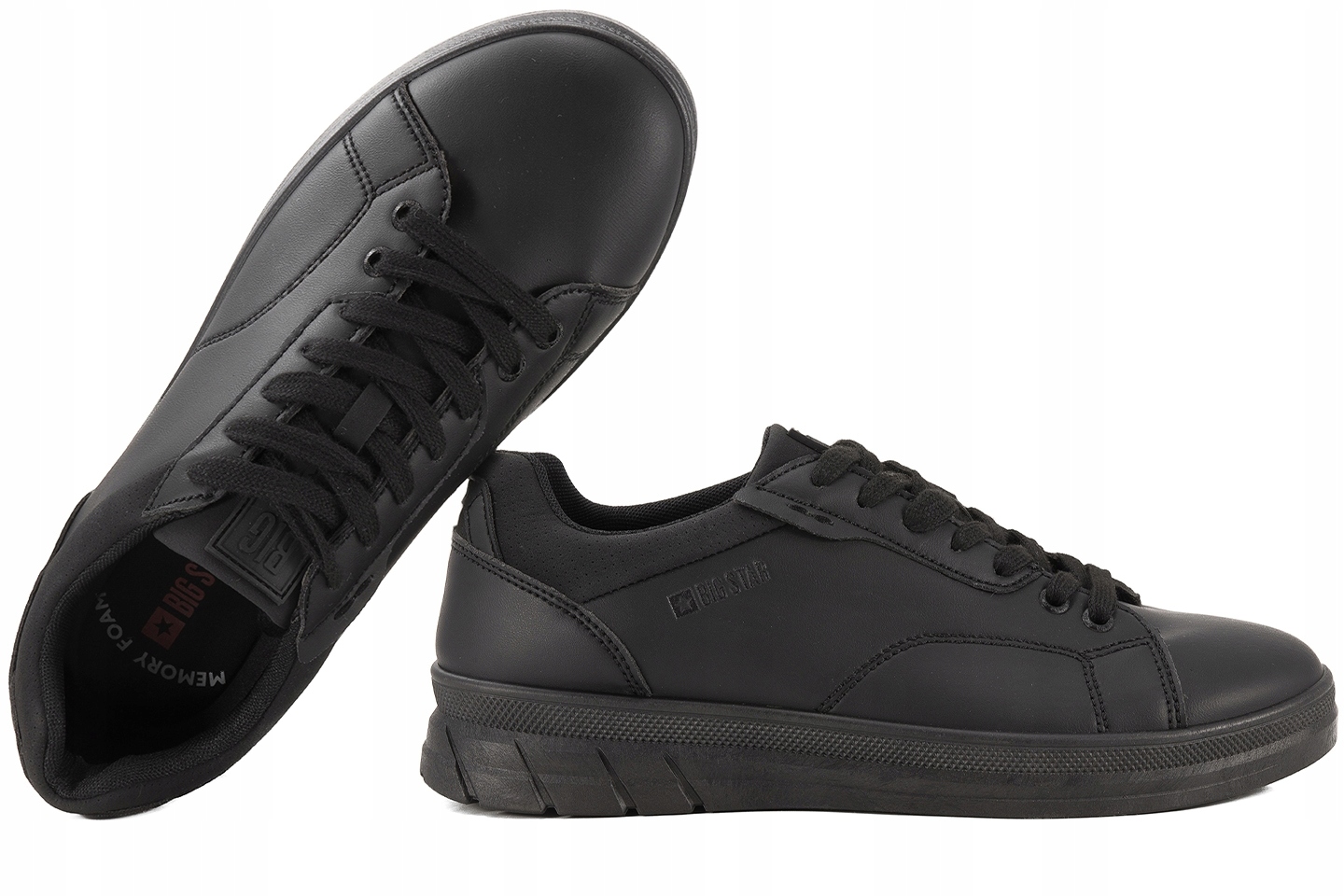 Big Star NN174164 Sportovní Boty Pánské Tenisky černé 44 Černá