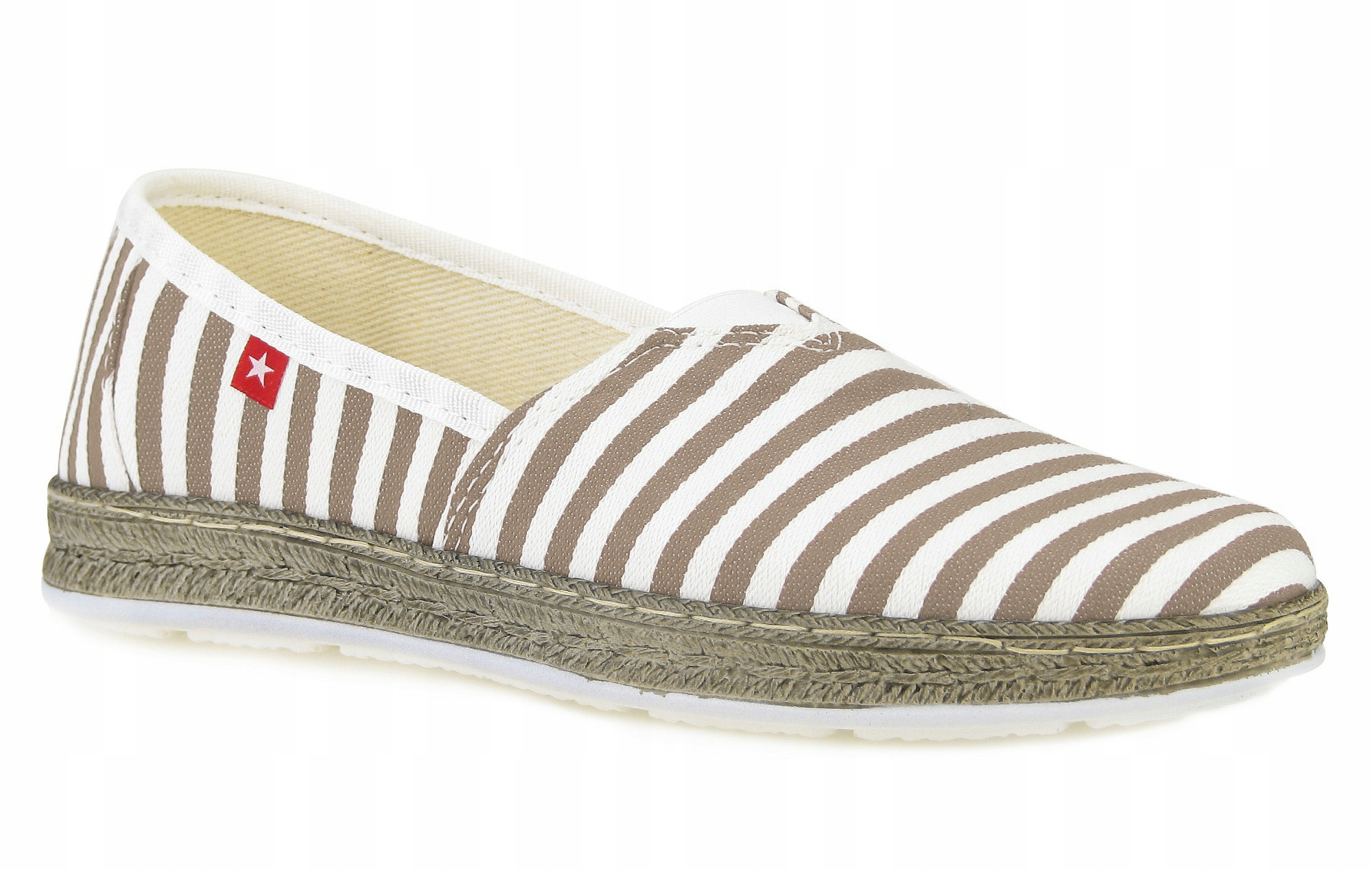 ESPADRYLE damskie BIG STAR wsuwane FF276029 39 Długość wkładki 25.5 cm