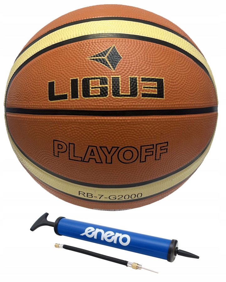 Piłka Do Koszykówki Kosza Rekreacyjna Halowa Rozmiar 7 + Pompka Do Piłek Stan opakowania oryginalne
