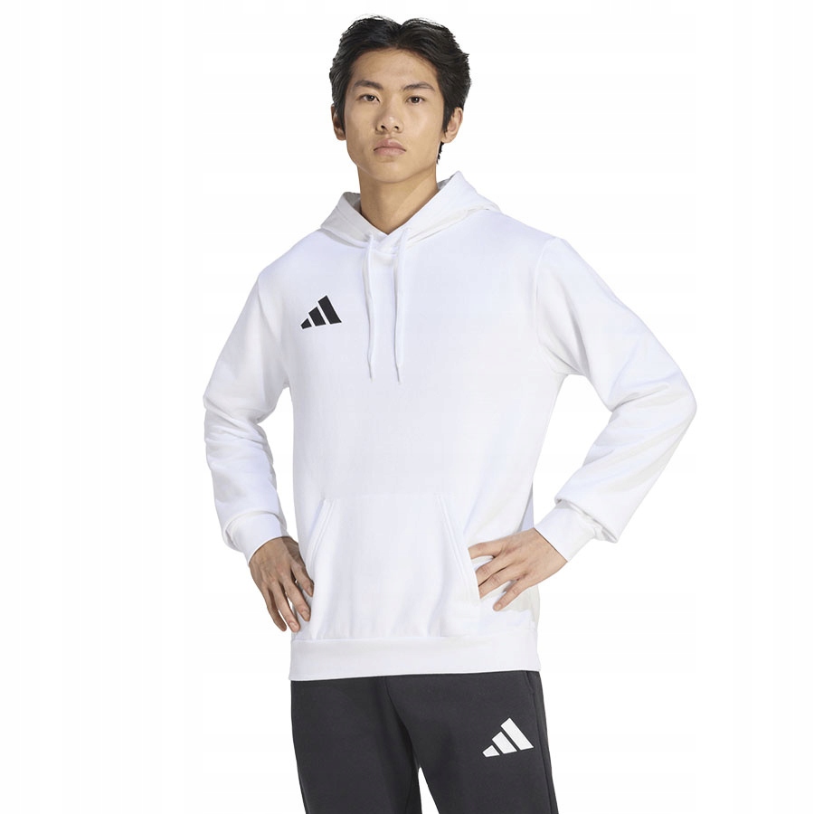 Mikina adidas Entrada 26 Hoody JZ6579 bílá M