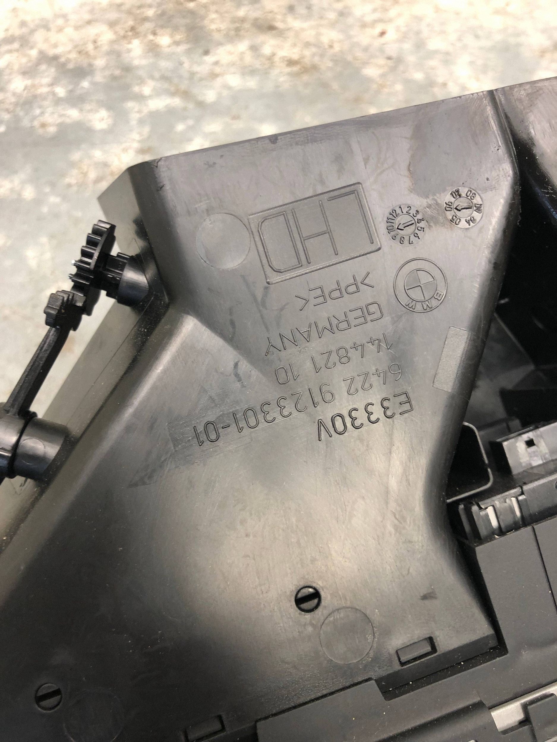 Moulage DEKOR Console BMW E90 7132845 9123298 9123301