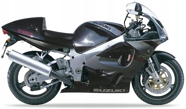 Samolepky Juula Pro Suzuki Gsxr 750 1999 Černá Stříbrná H3P