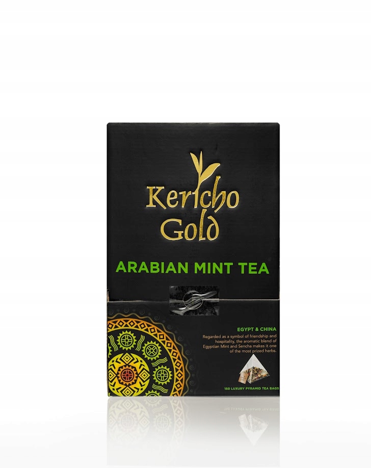 Herbata zielona Kericho Gold Arabian Mint 150 piramidek miętowa HoReCa