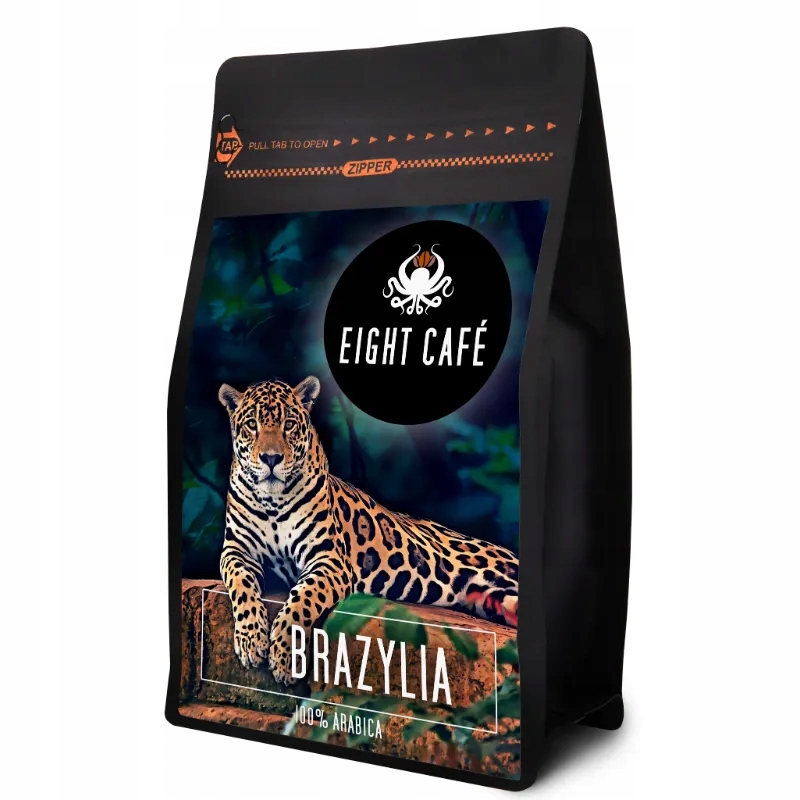 Kawa Ziarnista Eight Cafe Brazylia 1 kg 100% Arabica